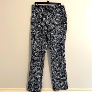 JM Collection Black and white pants size Medium